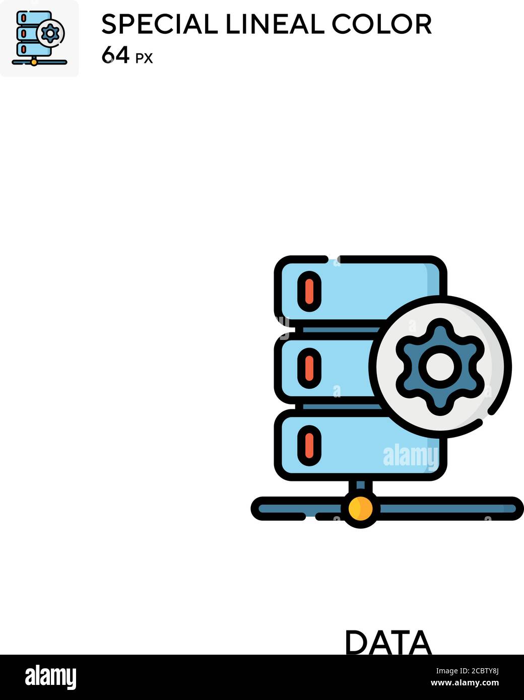 Data Special lineal color vector icon. Data icons for your business ...