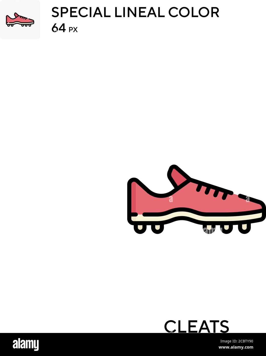 Cleats Special lineal color vector icon. Cleats icons for your business ...