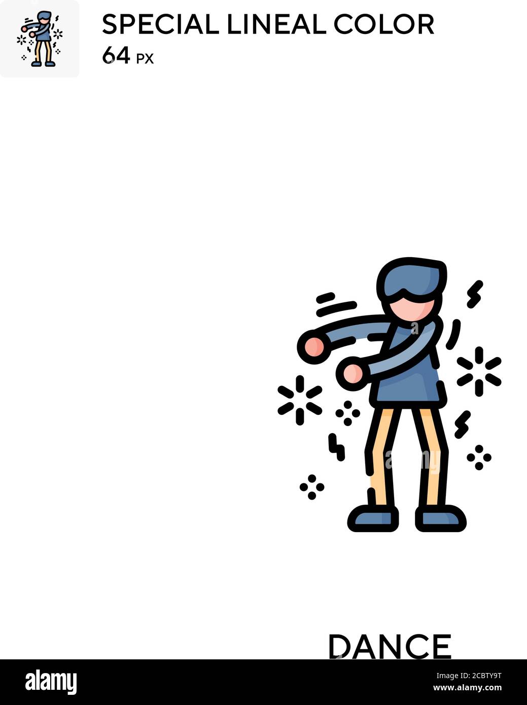 Dance Special lineal color vector icon. Dance icons for your business ...