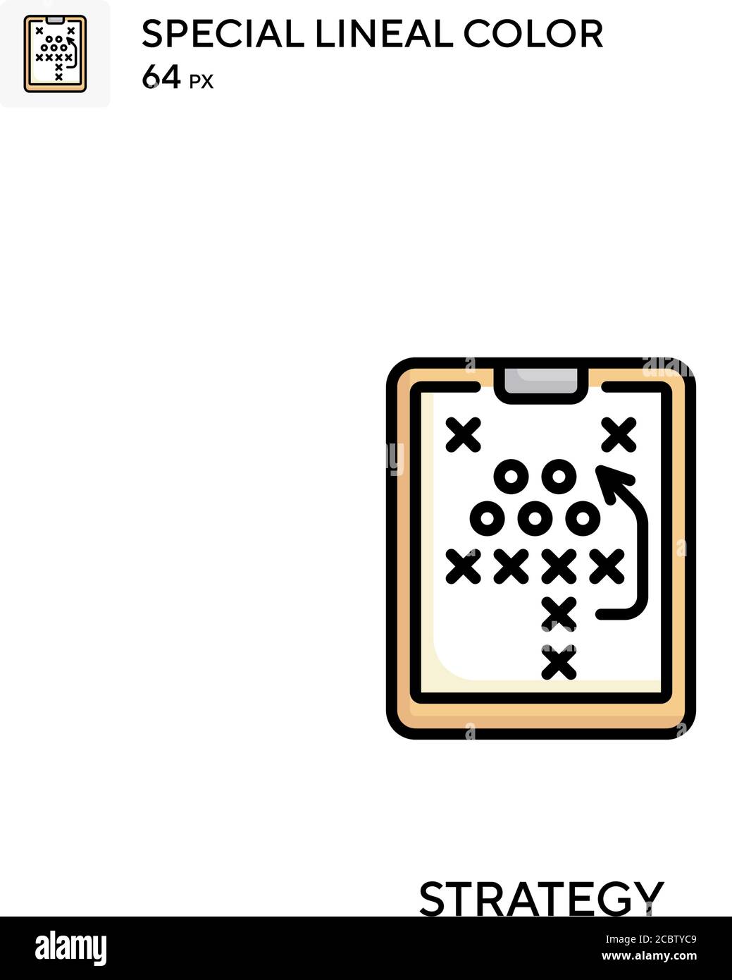 Strategy Special lineal color vector icon. Strategy icons for your ...