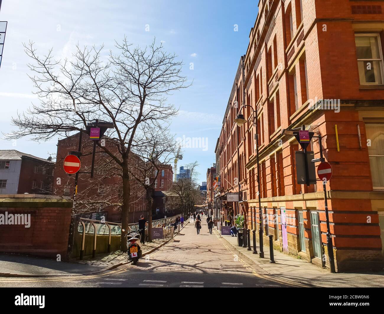 Red brick buildings in Manchester Stock Photo Alamy