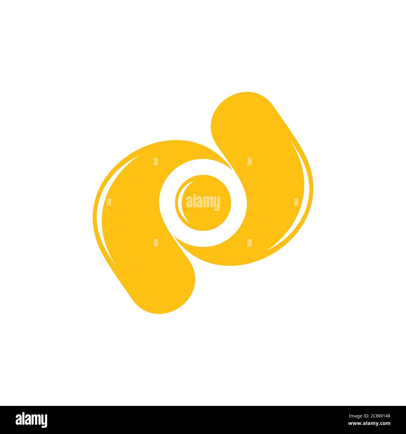 circle rotation water colorful logo vector Stock Vector