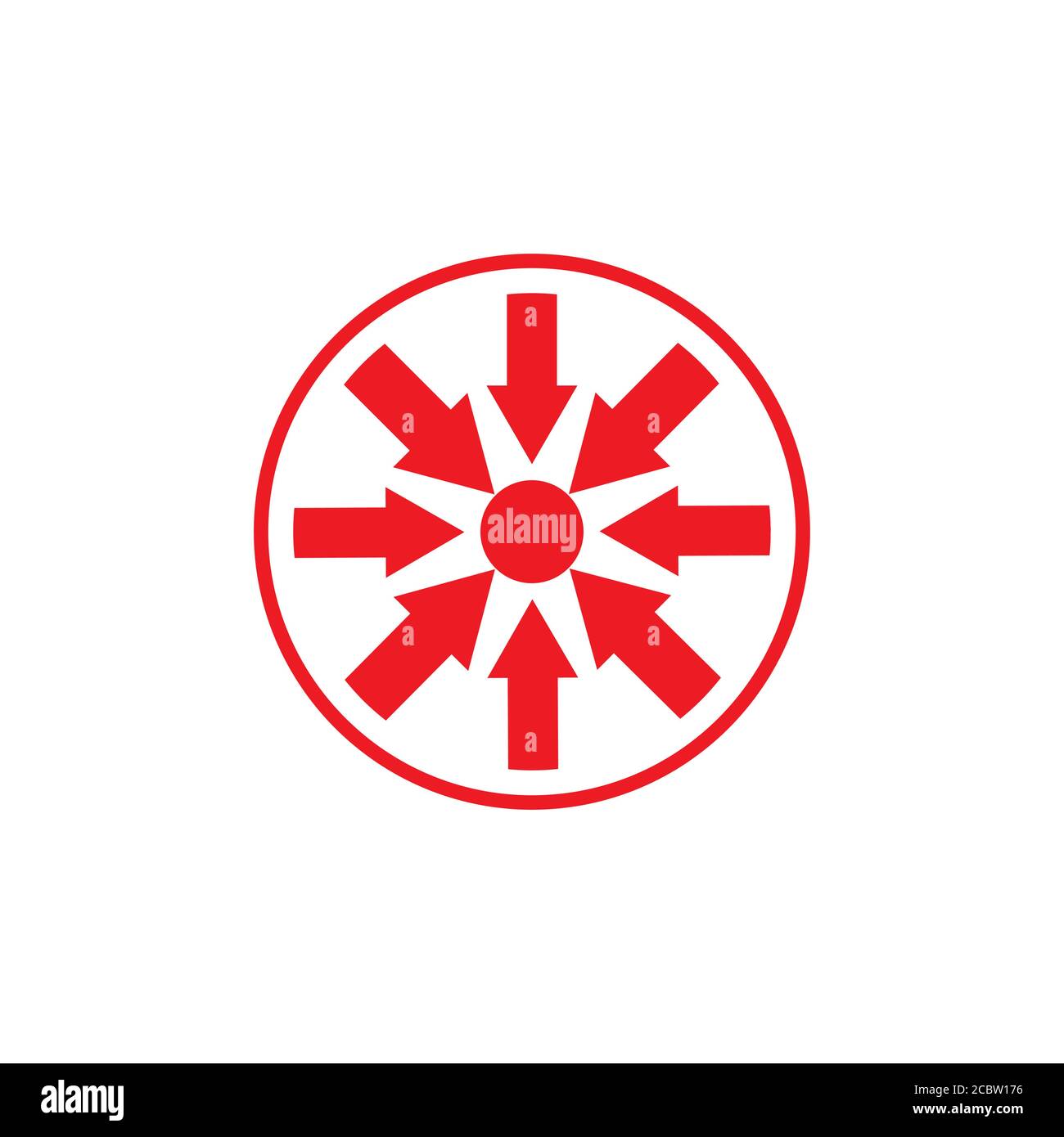circle pointing arrow target symbol vector Stock Vector Image & Art - Alamy