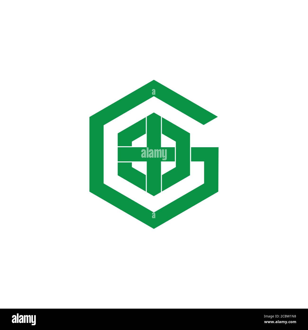 letter g plus medical home logo vector Stock Vector Image & Art Alamy