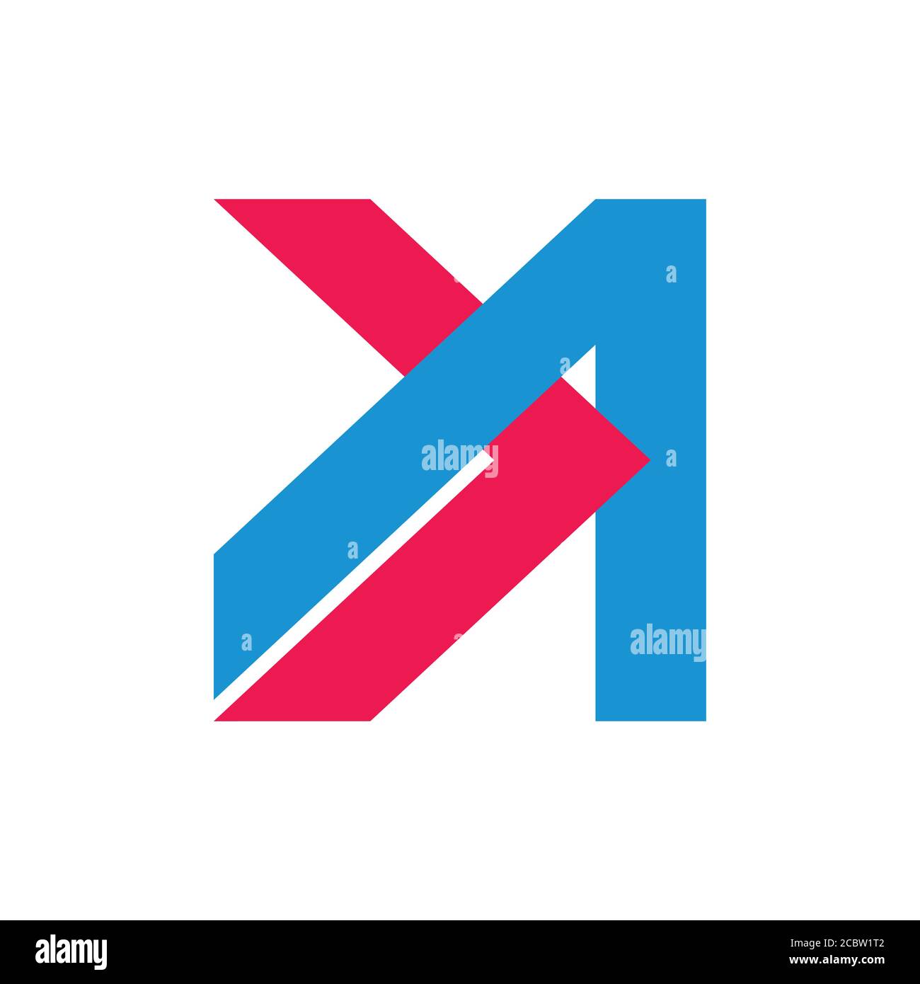 letter a arrow geometric logo vector Stock Vector Image & Art - Alamy