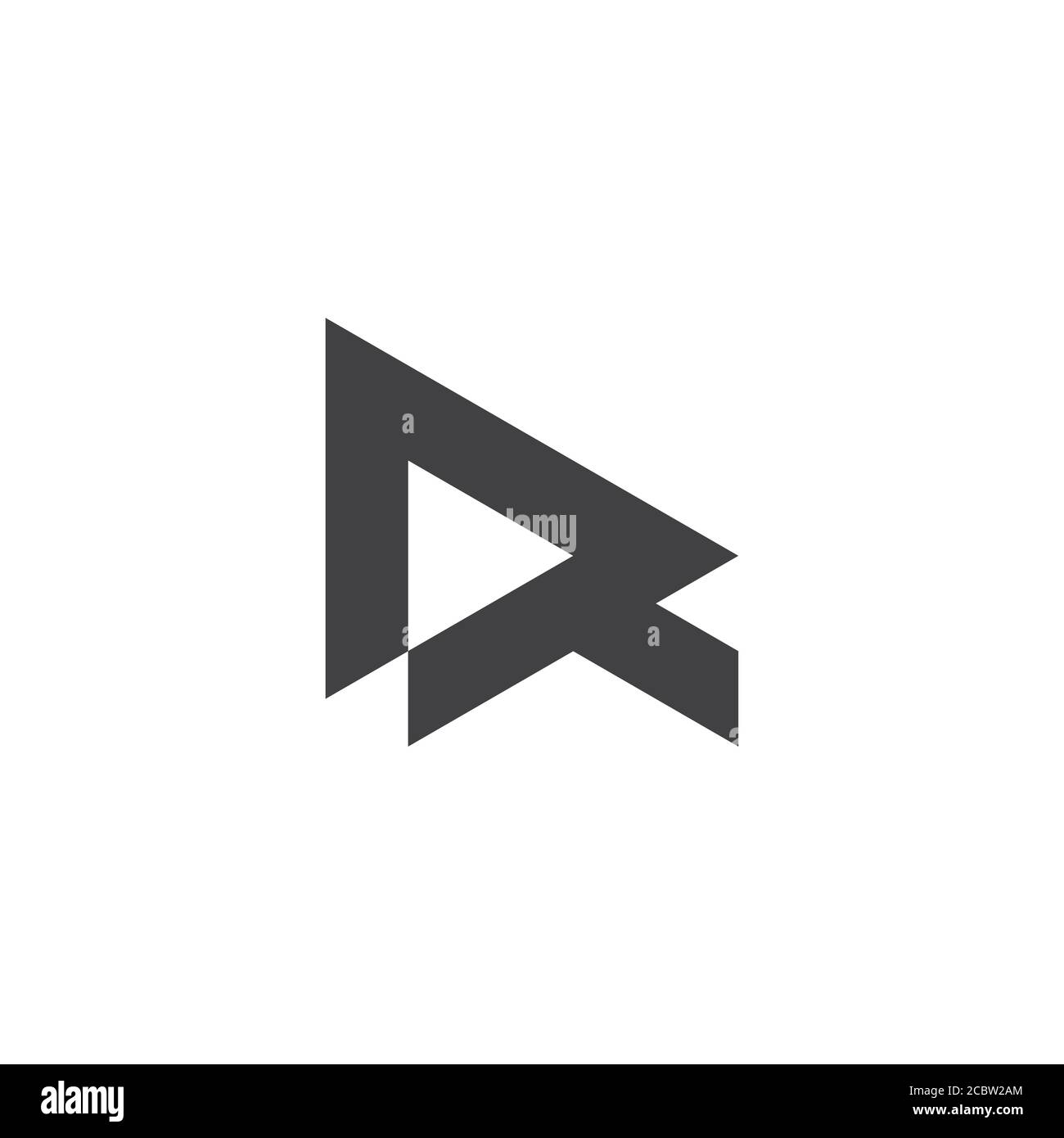 letter dr simple geometric line logo vector Stock Vector Image & Art ...