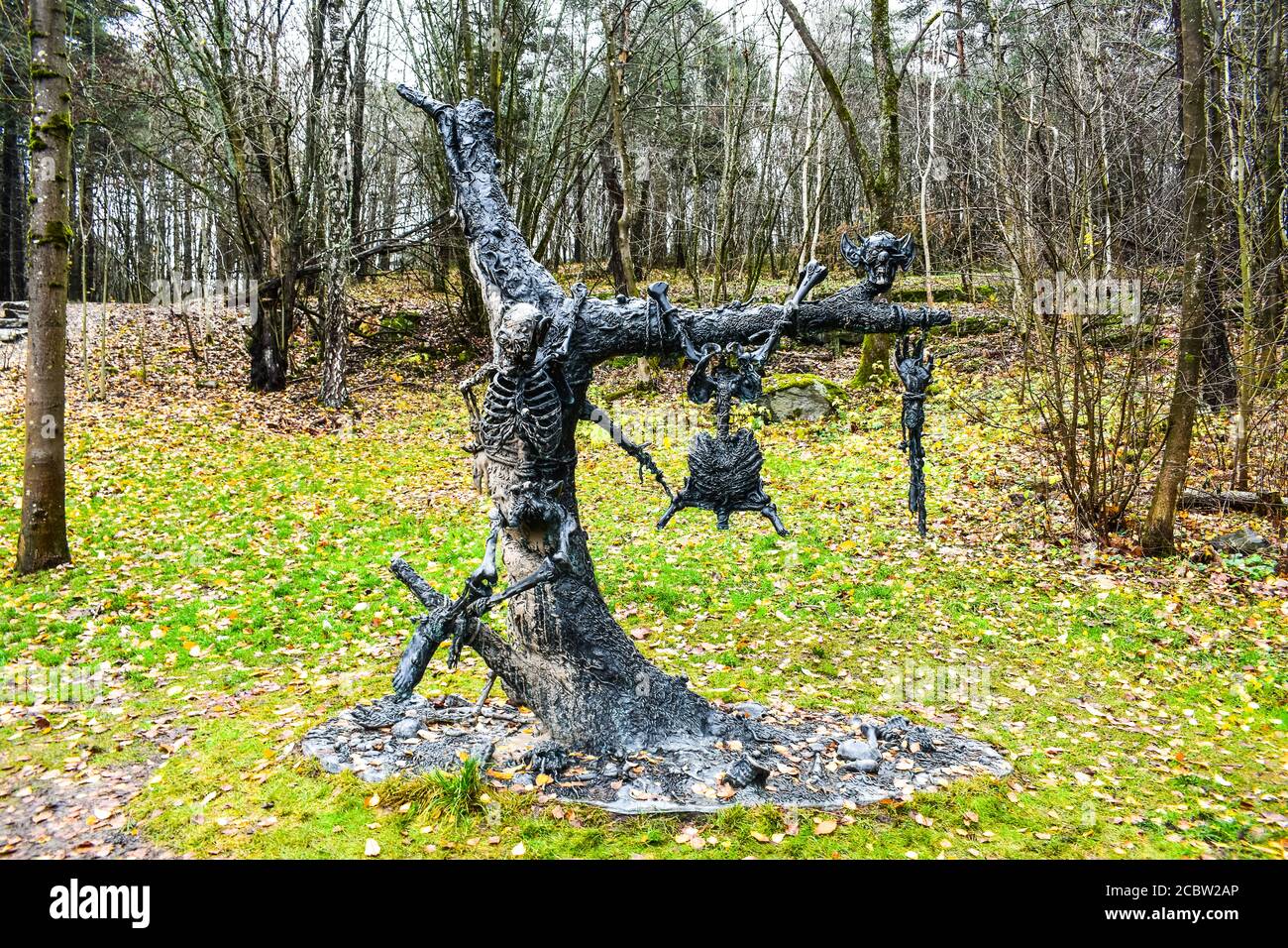 Sturm und Drang by Jake & Dinos Chapman at Ekebergparken Sculpture Park Stock Photo