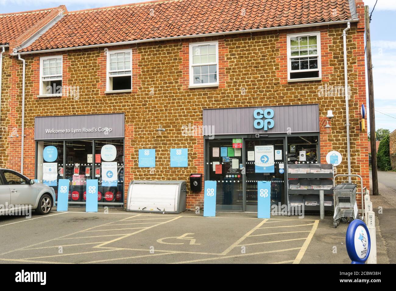 Co op in Snettisham. Stock Photo