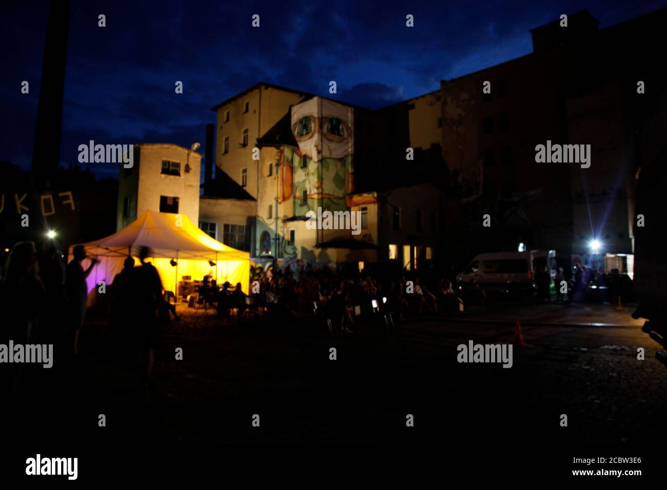 FOKUS-Festival in der RABRYKA in Görlitz am 15.8.2020 Stock Photo