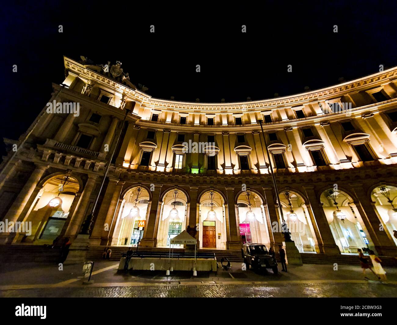 Piazza della Repubblica Stock Photo