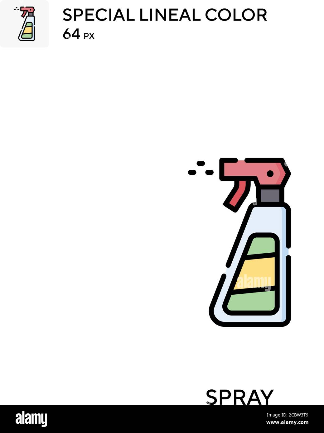 Spray Special lineal color vector icon. Spray icons for your business ...