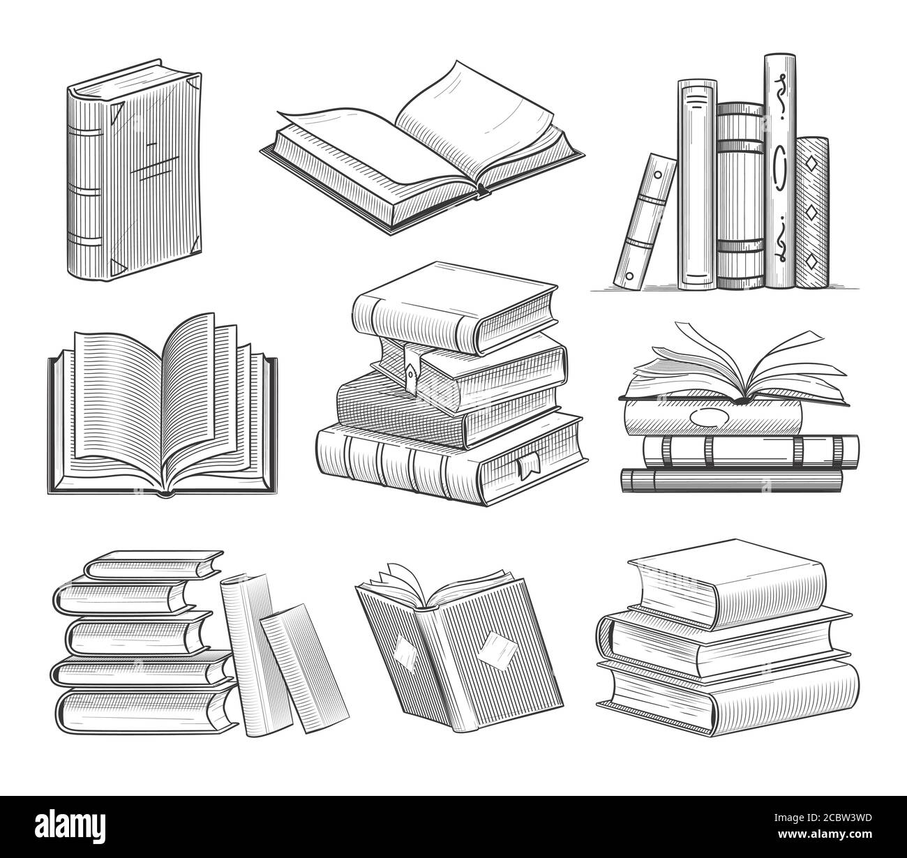 Discover more than 153 pile of books sketch best