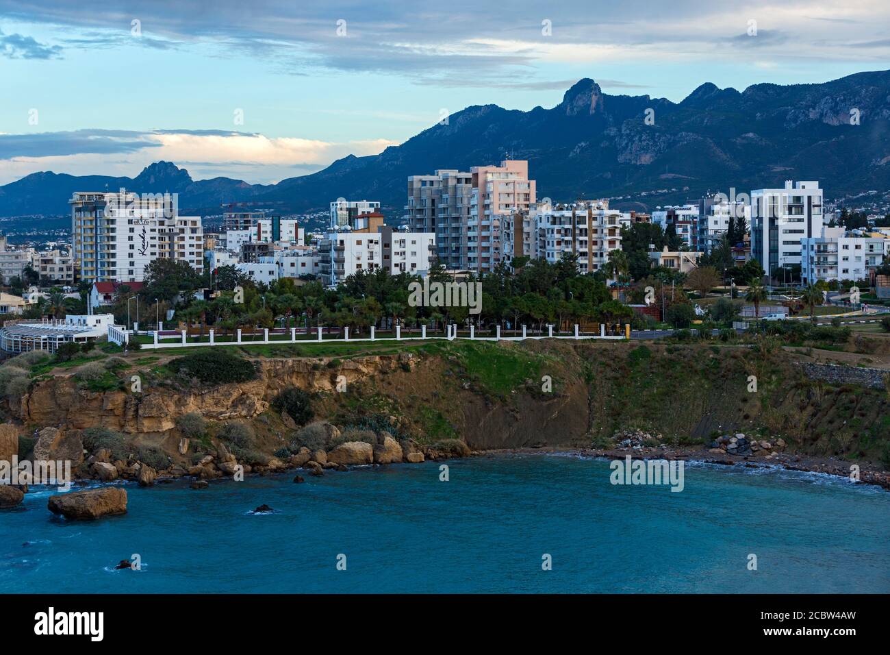 Kyrenia; Girne; Stadtansicht; Türkische Republik Nordzypern Stock Photo