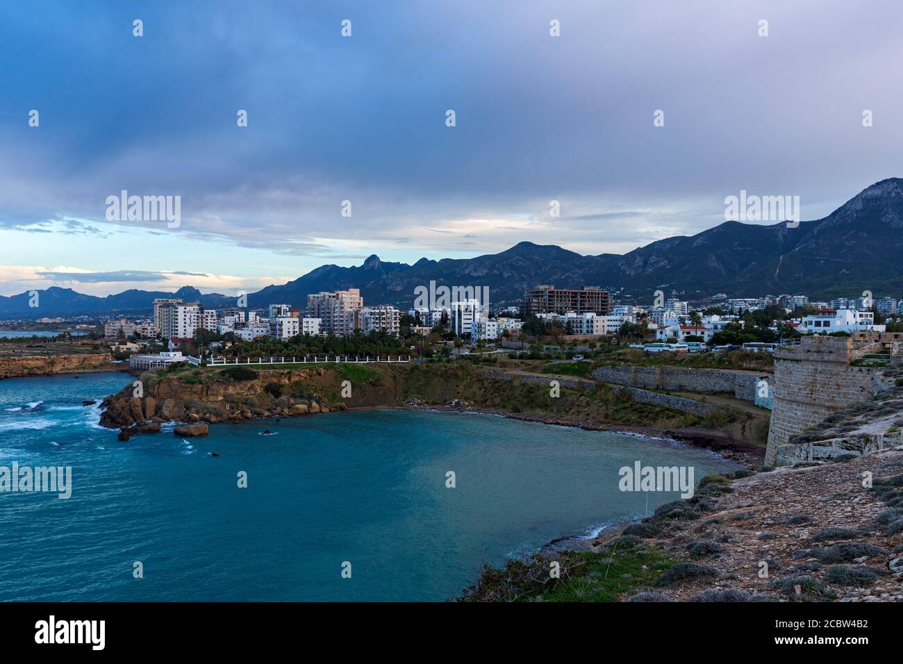 Kyrenia; Girne; Stadtansicht; Türkische Republik Nordzypern Stock Photo