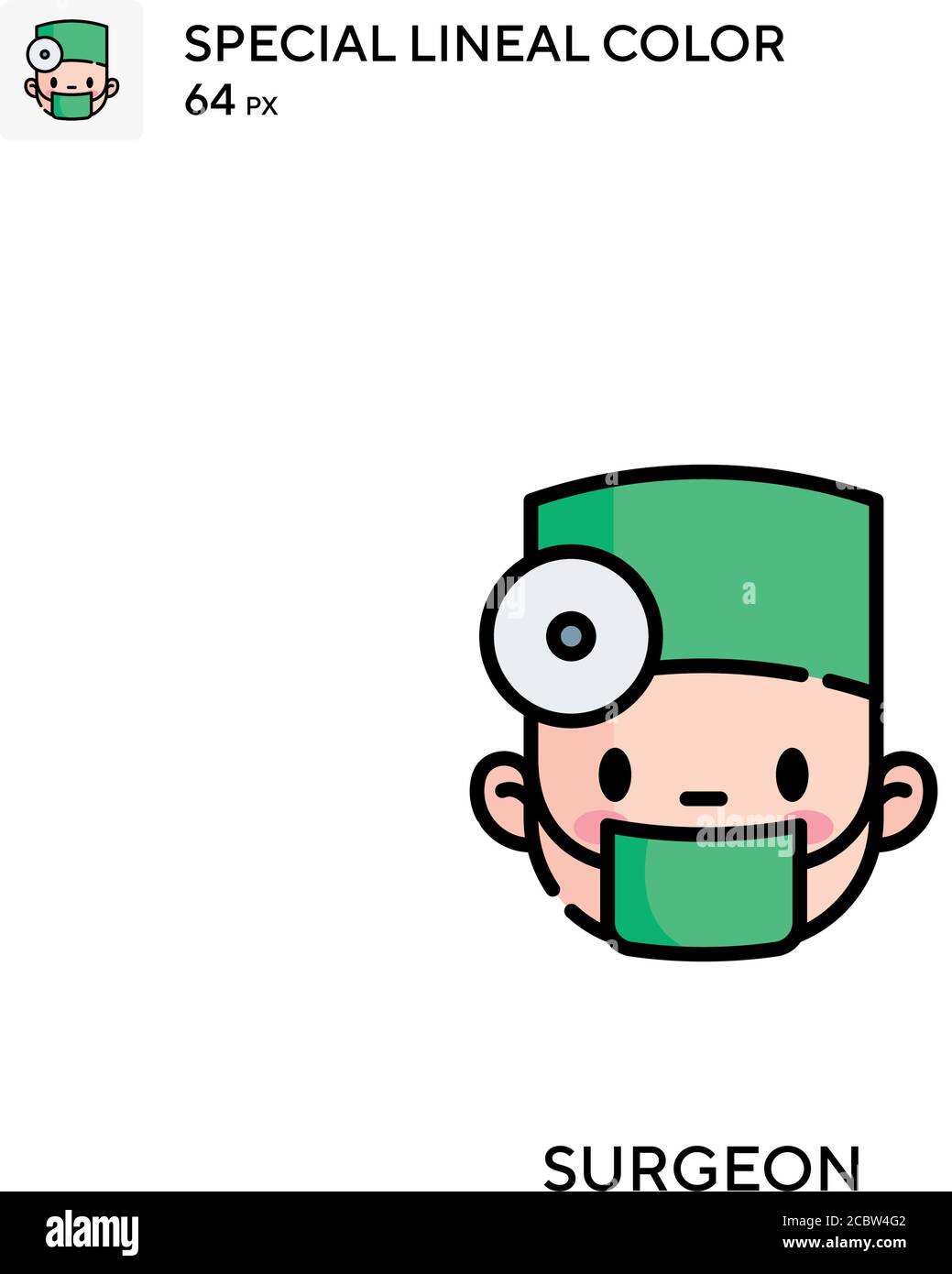 Surgeon Special lineal color vector icon. Surgeon icons for your ...