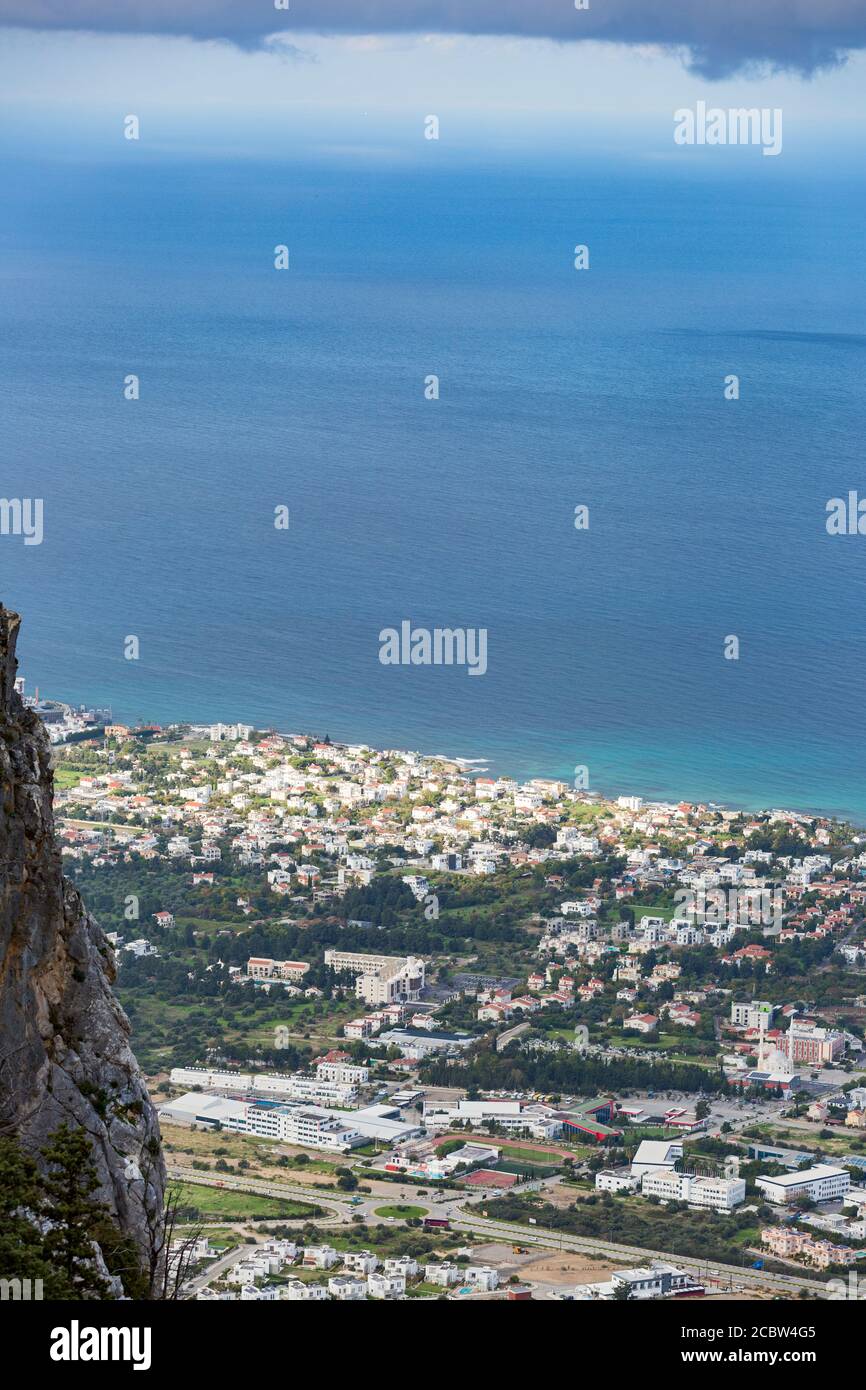 Kyrenia, Girne, Stadtansicht, Türkische Republik Nordzypern Stock Photo