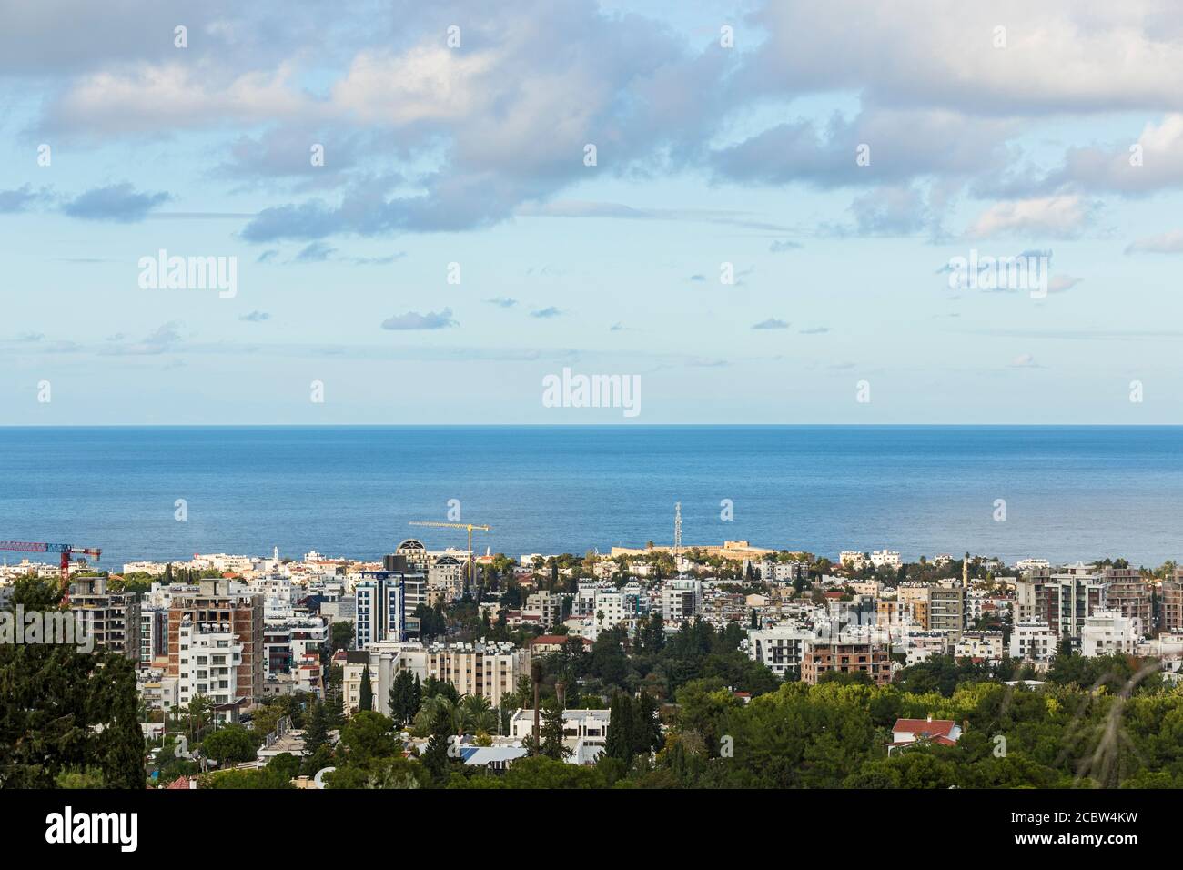 Kyrenia, Girne, Stadtansicht, Türkische Republik Nordzypern Stock Photo