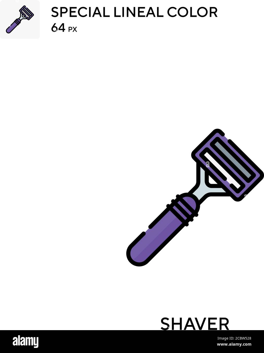 Shaver Special lineal color vector icon. Shaver icons for your business ...