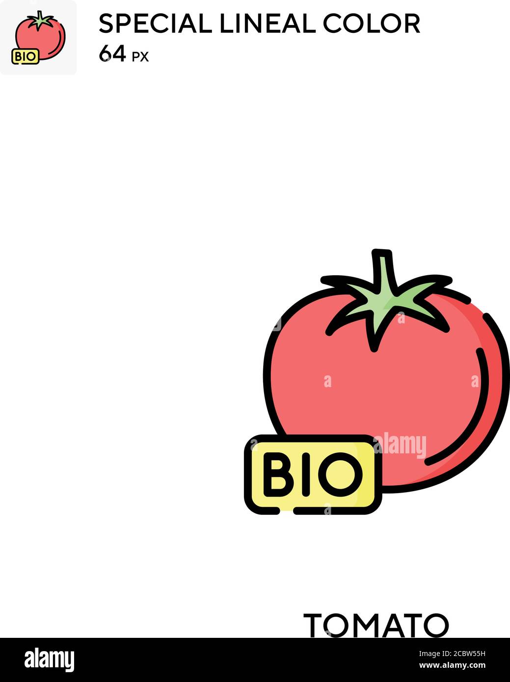 Tomato Special lineal color vector icon. Tomato icons for your business ...