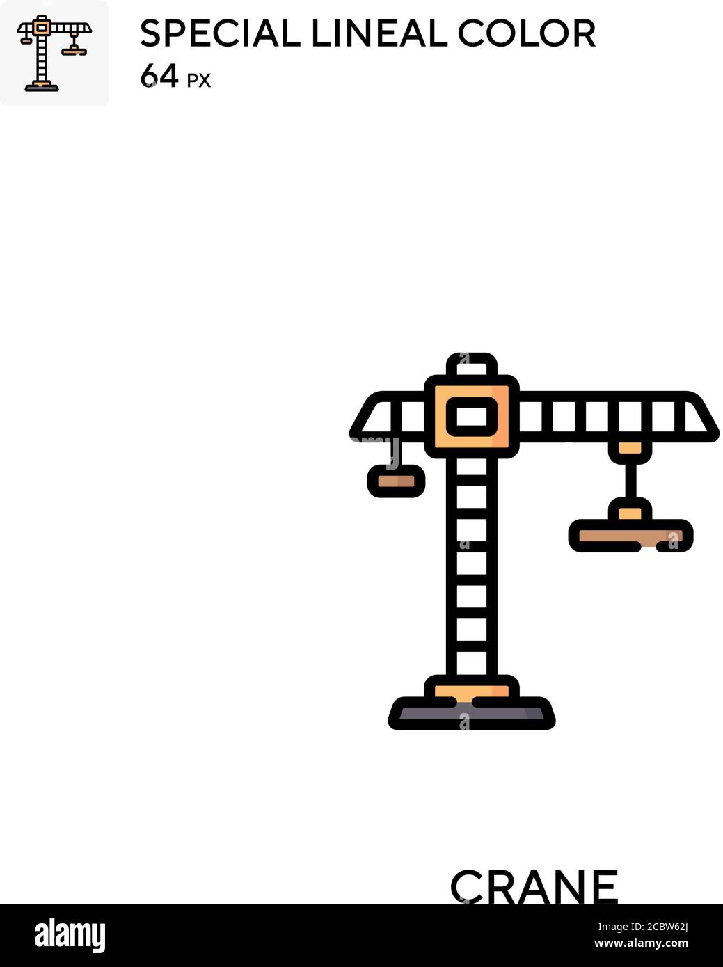 Crane Special lineal color vector icon. Crane icons for your business ...