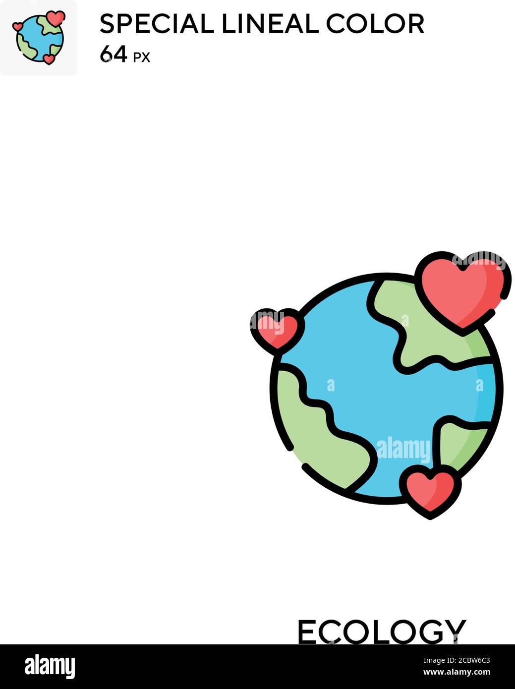 Ecology Special lineal color vector icon. Ecology icons for your ...
