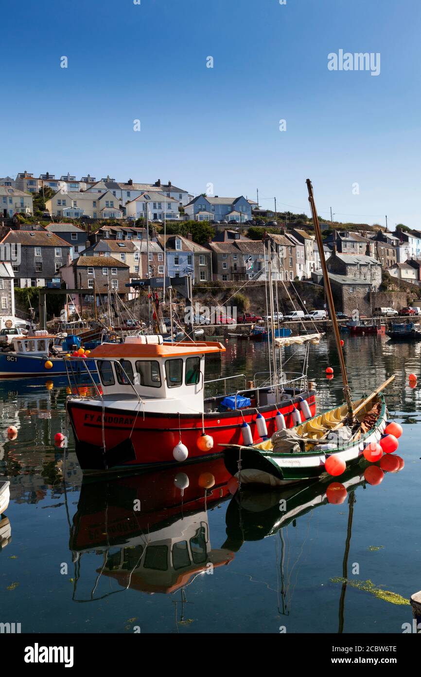 The harbour in the picturesque fishing village of Mevagissey, England, U.K. Stock Photo