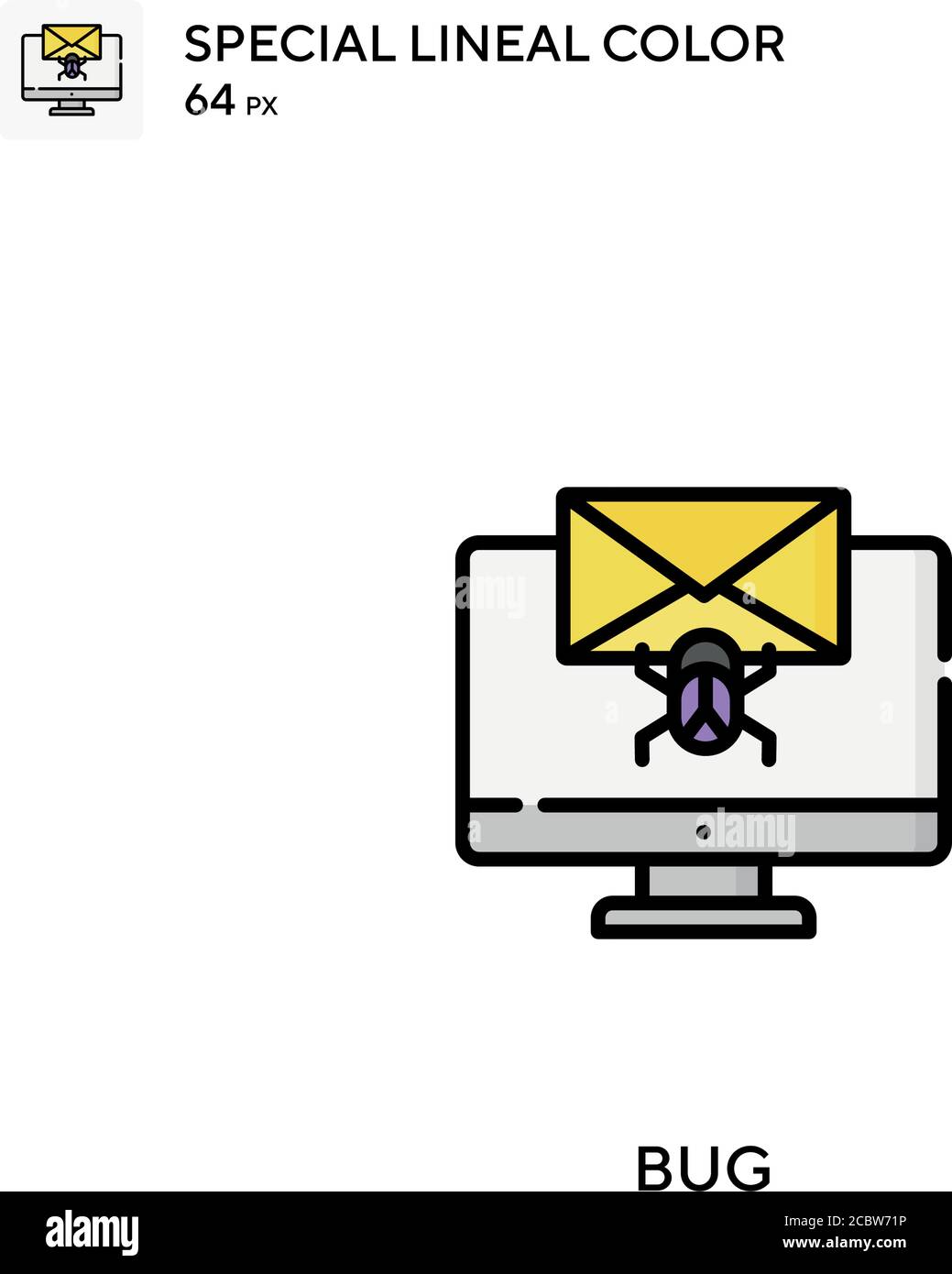 Bug Special lineal color vector icon. Bug icons for your business ...