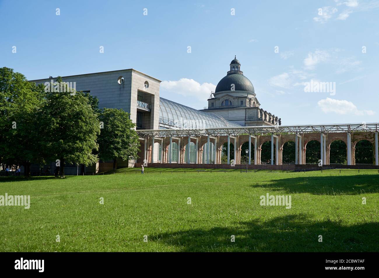 Bavarian State Chancellery in Hofgarten, Munich, Germany Stock Photo