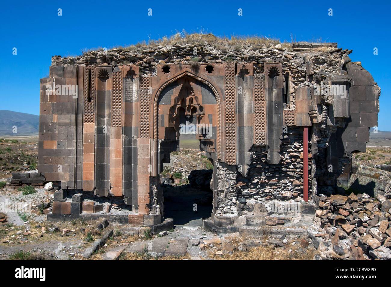 The ruins of the Church of the Apostles at Ani in Turkey. Ani was built