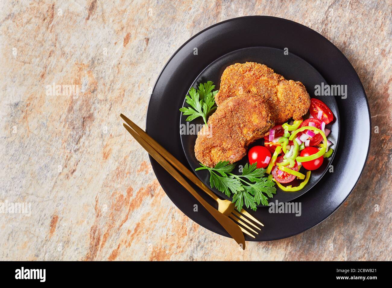 Crispy lamb chops hires stock photography and images Alamy