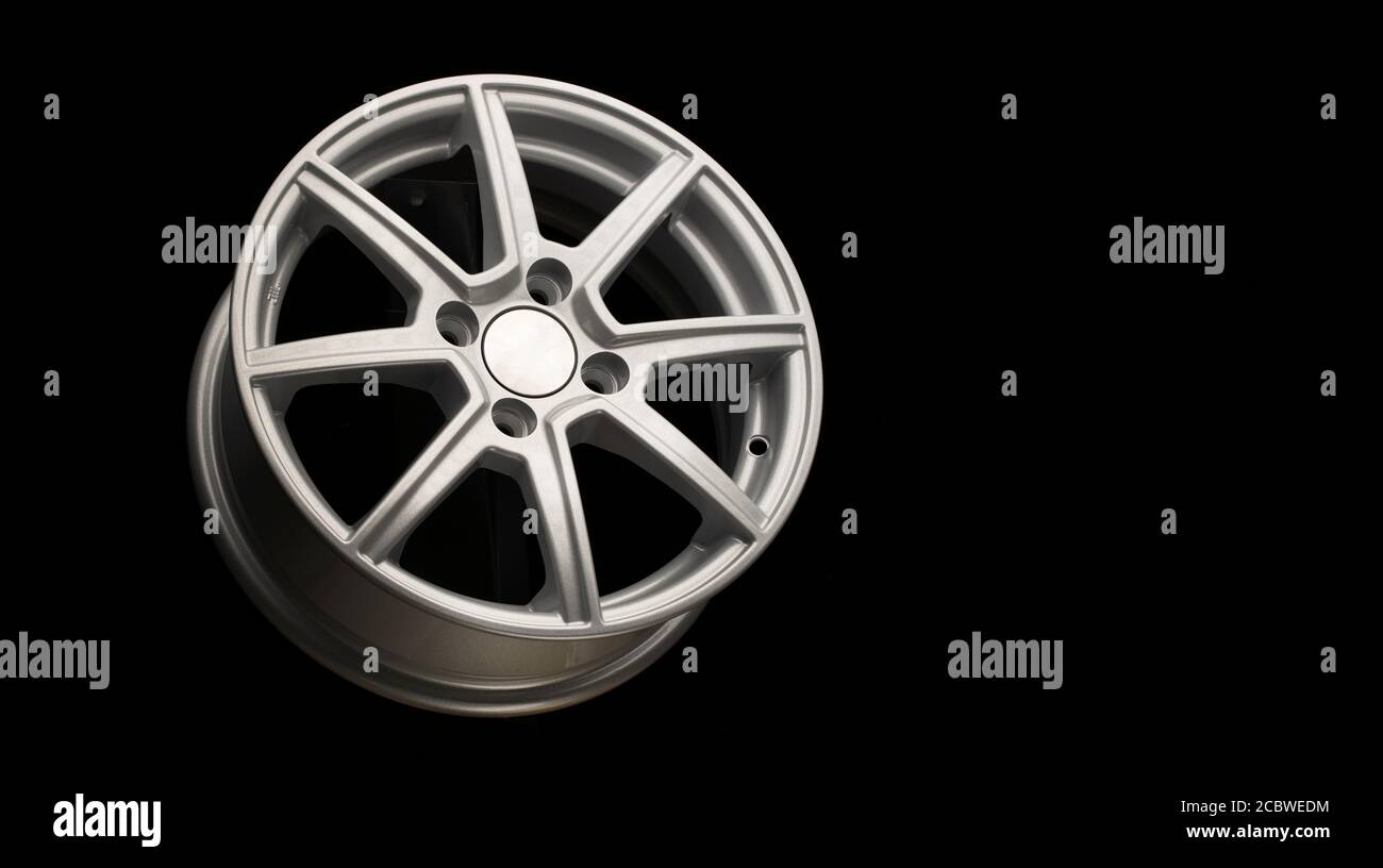 Silver Metallic Rims Silver alloy rim hi-res stock photography and images - Alamy