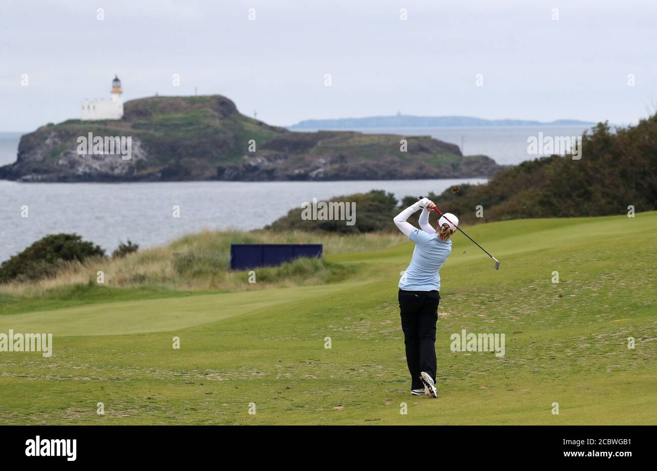 USA's Stacy Lewis on the thirteenth during day four of the Aberdeen Standard Investments Ladies Scottish Open at The Renaissance Club, North Berwick. Stock Photo