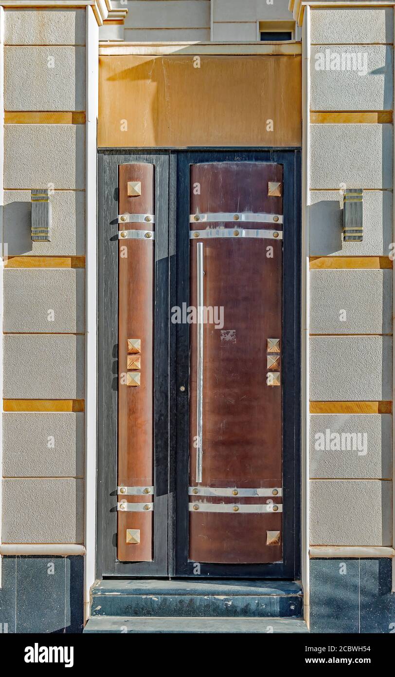 Saudi Arabian doors Stock Photo Alamy