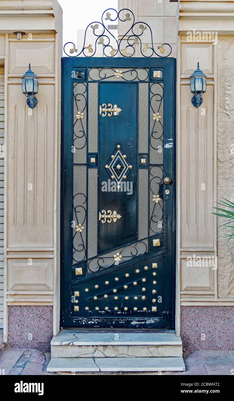 Saudi Arabian doors Stock Photo Alamy
