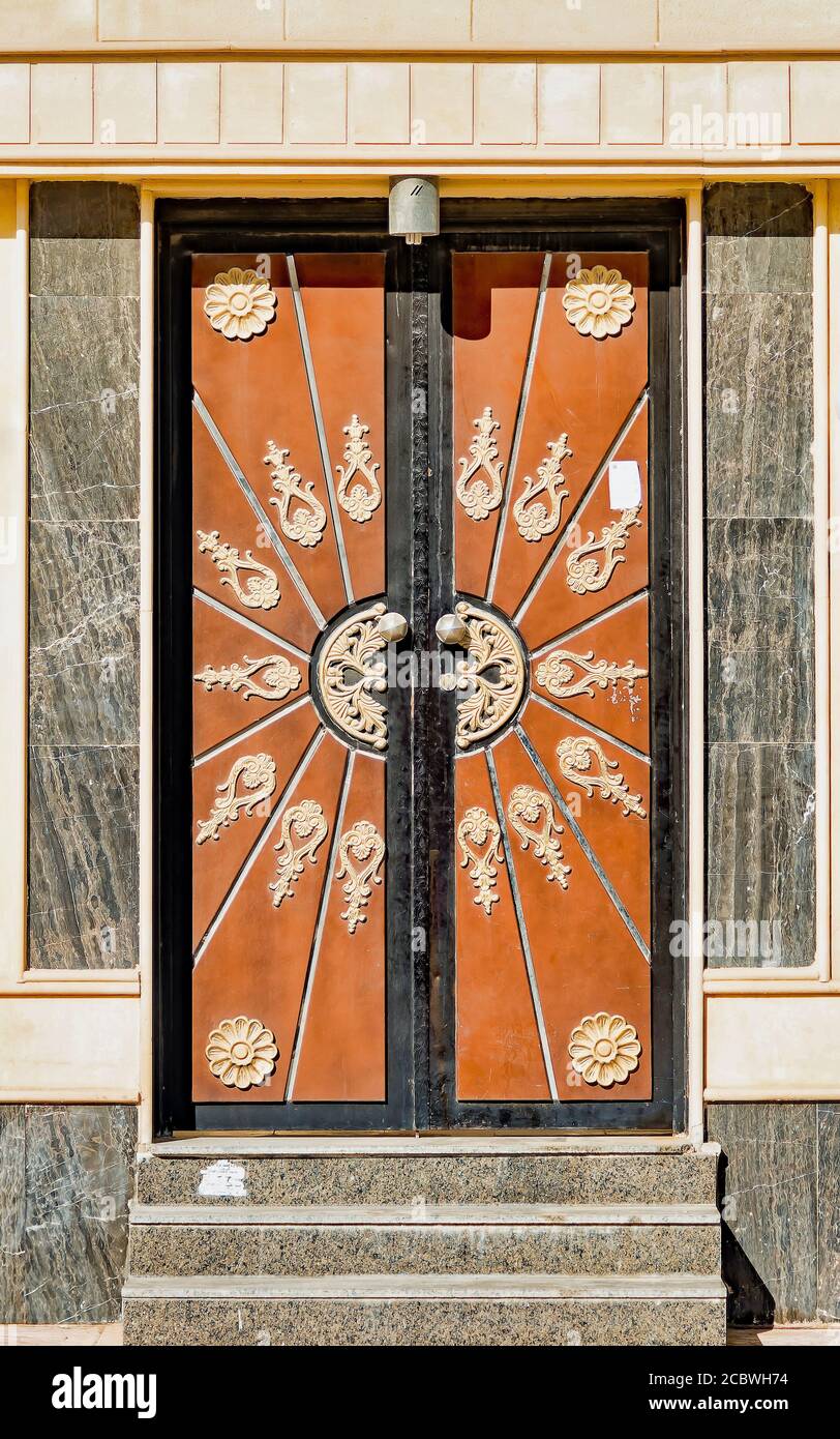 Saudi Arabian doors Stock Photo Alamy