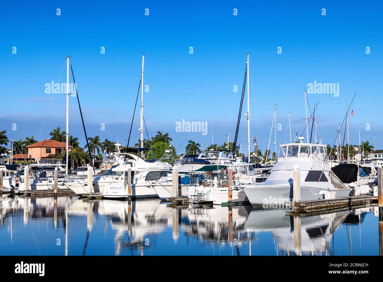 Marco Island Marina Stock Photo - Alamy