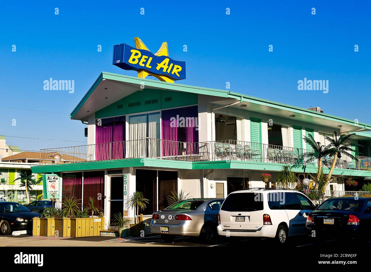 Bel Air Motel, Wildwood, New Jersey, USA Stock Photo - Alamy