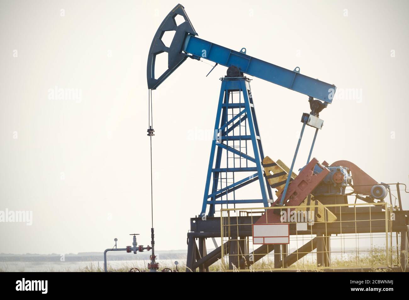 Oil rig. Oil pump. Equipment of the oil industry Stock Photo - Alamy