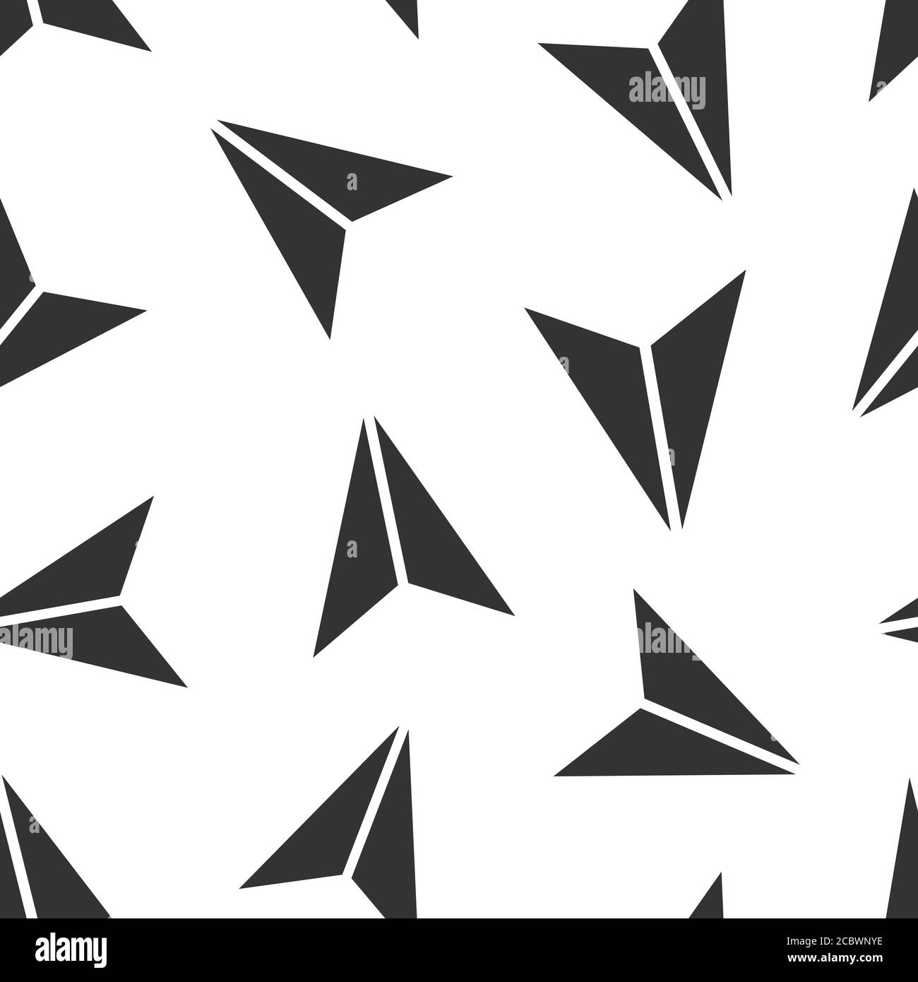 Paper plane icon in flat style. Sent message vector illustration on ...