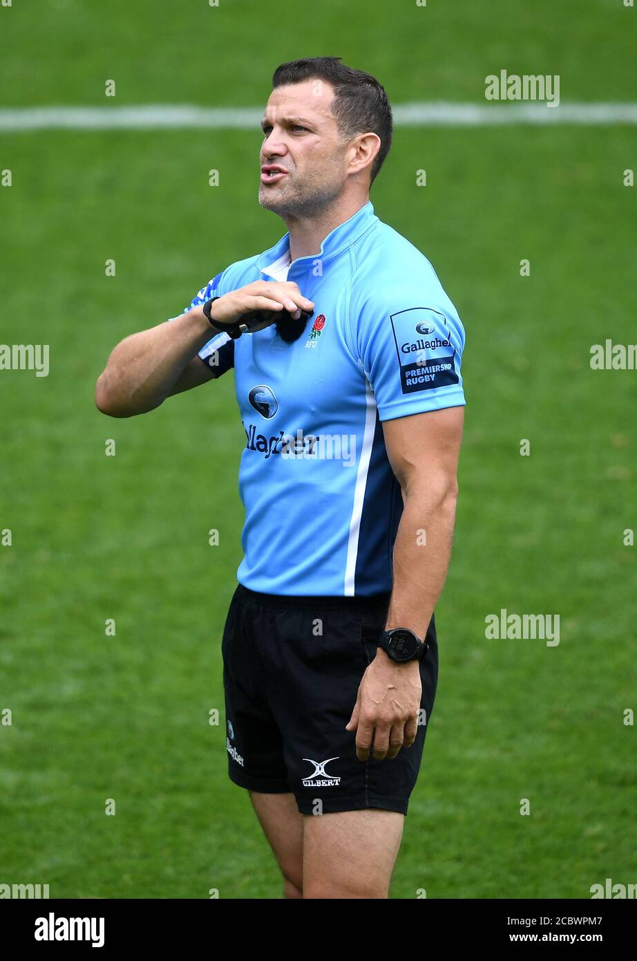 Referee Karl Dickson During The Gallagher Premiership Match At Franklin S Gardens Northampton Stock Photo Alamy
