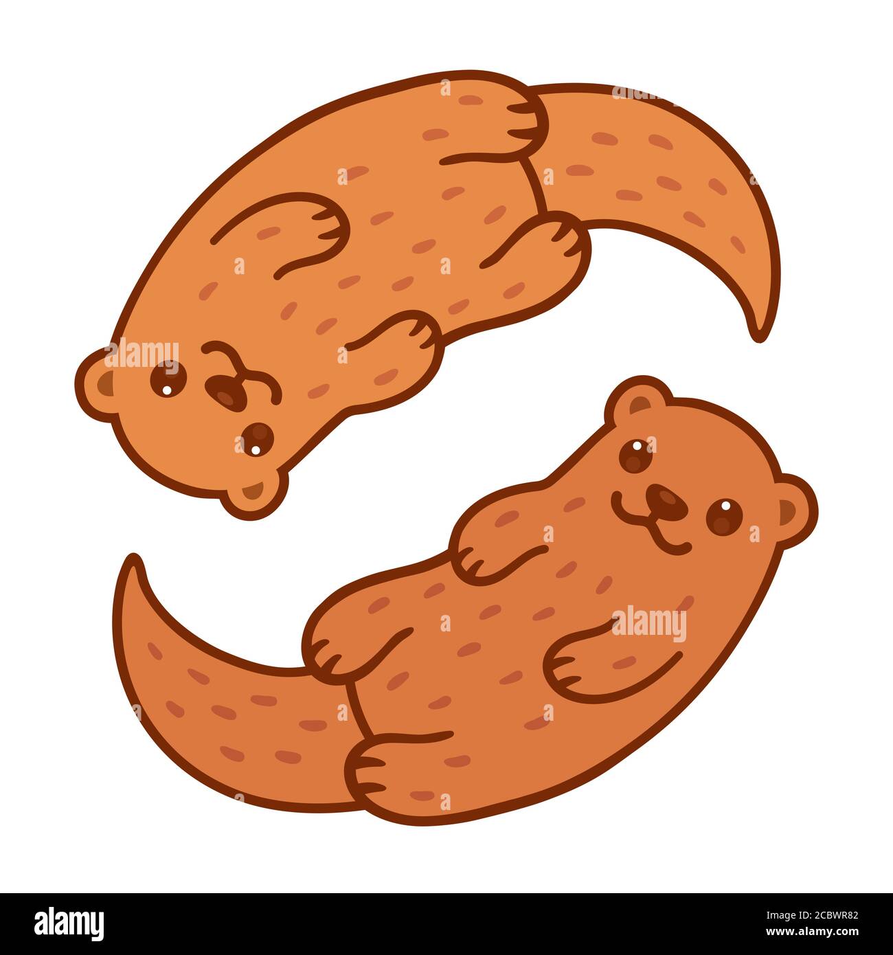 cute otter clipart