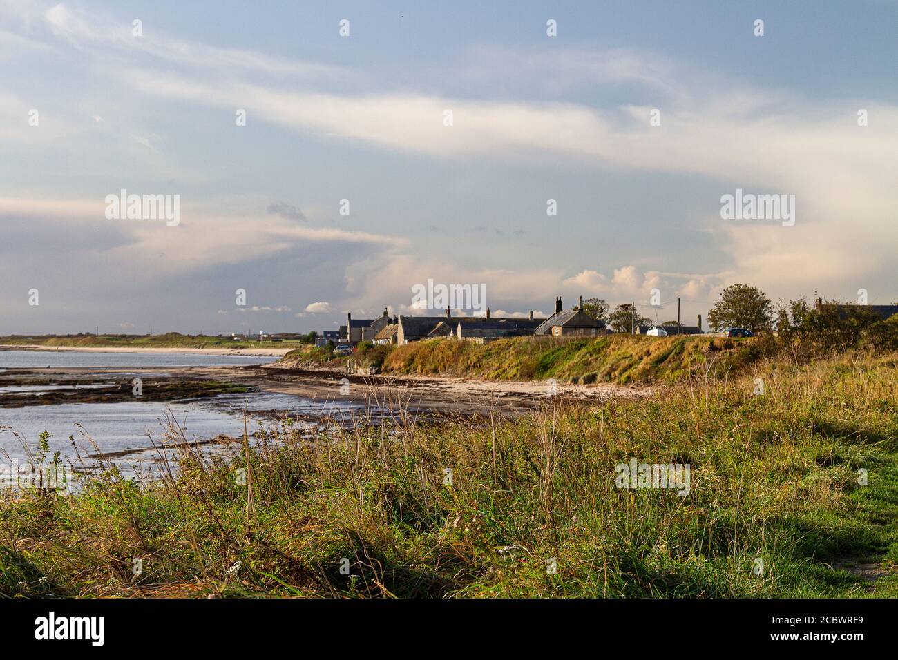 Boulmer Northumberland Stock Photo