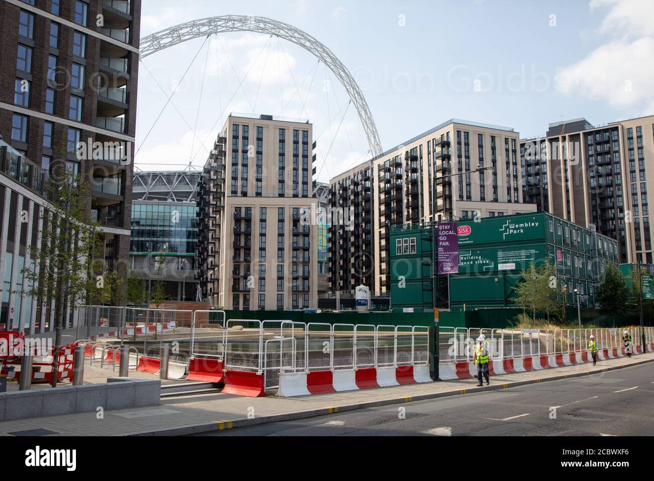 The Wembley Stadium And Quintain Hi res Stock Photography And Images the-wembley-stadium-and-quintain-hi-res-stock-photography-and-images