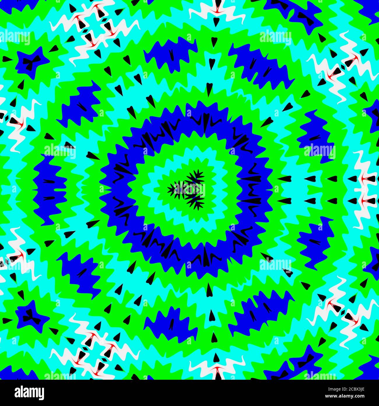 Psychedelic Blue Background Bright Colorful Patterns Abstract Kaleidoscope Pattern Pattern For Design Stock Photo Alamy