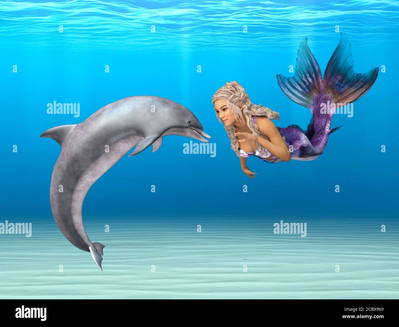 Mermaid hair underwater hi-res stock photography and images - Alamy