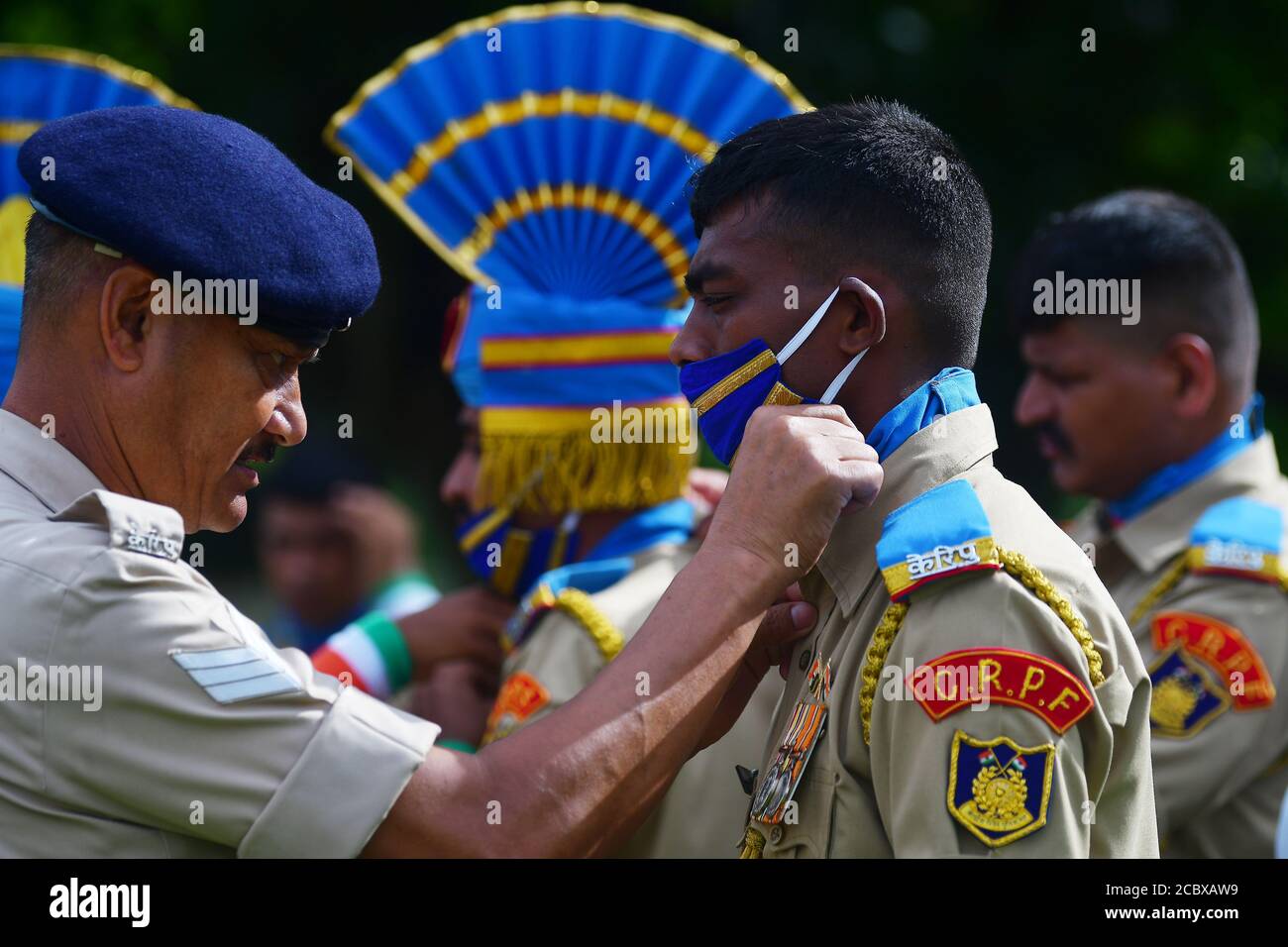 Police And Other Paramilitary Personnel Are Getting Ready During The