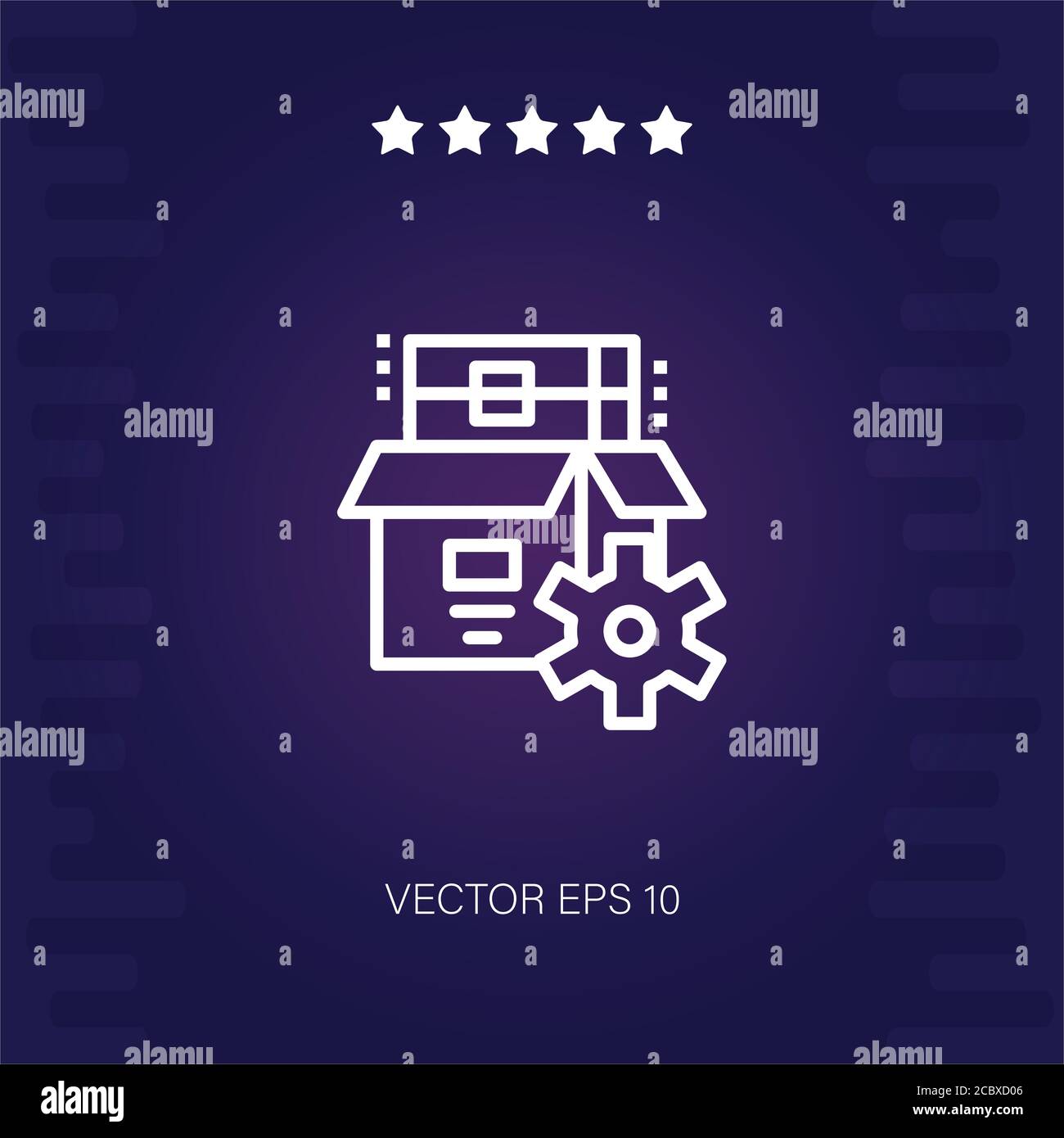 boxes vector icon modern illustration Stock Vector Image & Art - Alamy