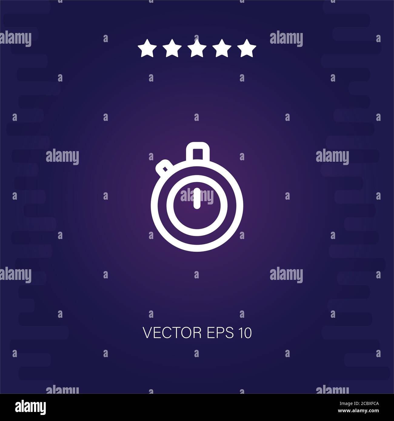 stopwatch vector icon modern illustration Stock Vector Image & Art - Alamy
