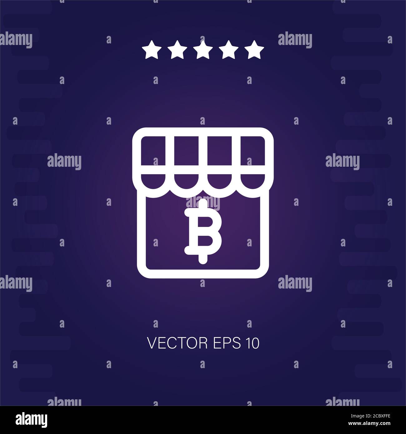 bitcoin vector icon modern illustration Stock Vector Image & Art - Alamy