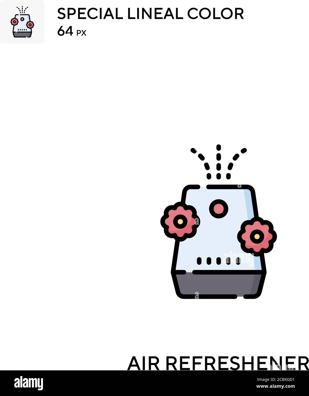 Air refreshener Special lineal color vector icon. Air refreshener icons ...